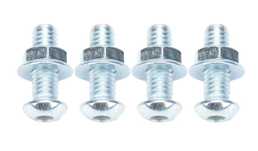 Ti22 PERFORMANCE TIP3575 Mini Sprint Front Studs And Nuts 4 Each Steel