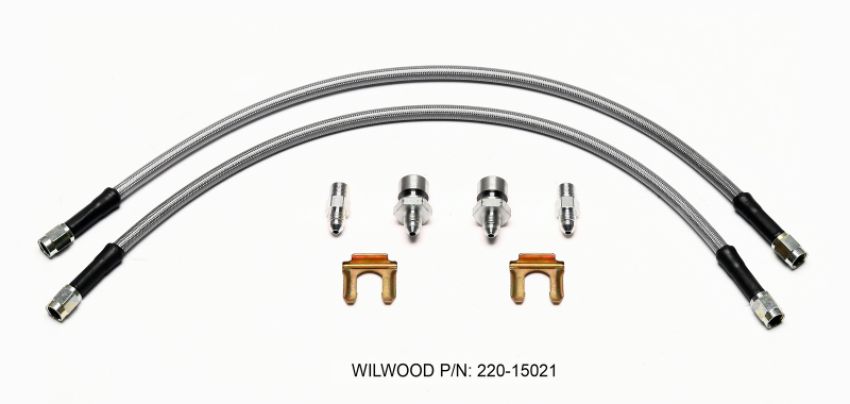 Wilwood 220-15021 Flexline Kit 18 inch -3 3/8-24 IF 1/8 NPT Straight