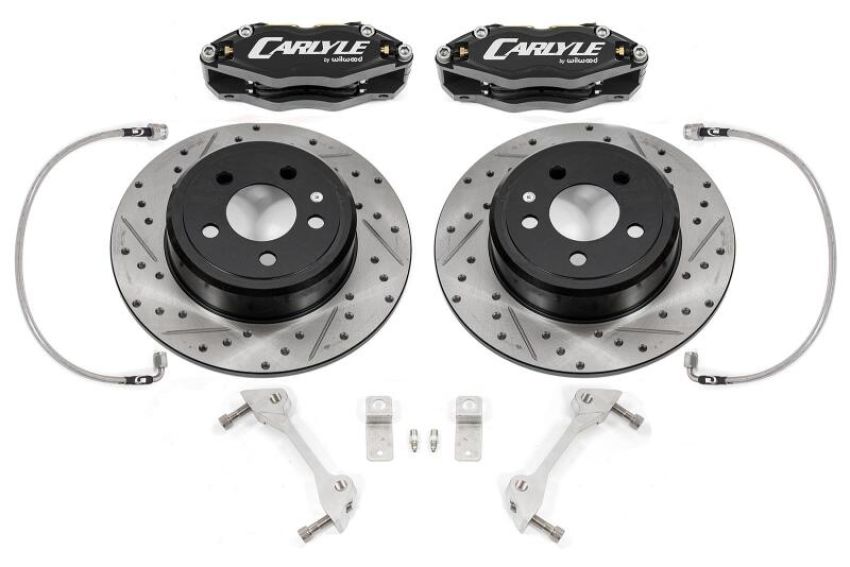 BMR Suspension DBK110 BMR 08-23 Dodge Challenger Brake Kit For 15in Conversion Black Calipers Non-Demon/Redeye