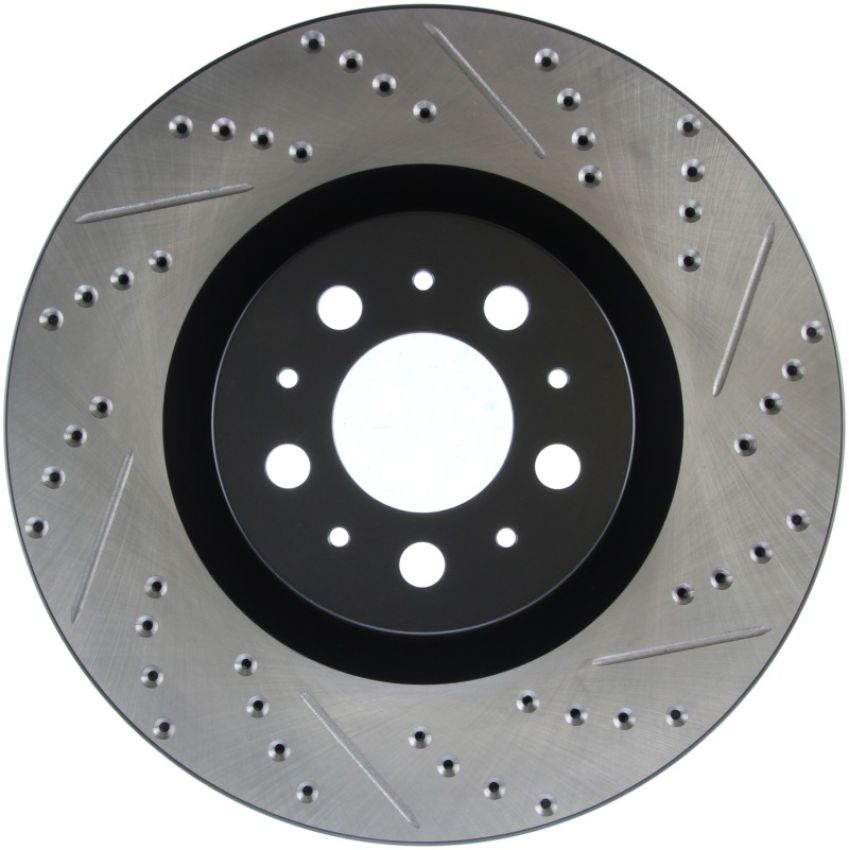 Stoptech 127.39035L Slotted & Drilled Sport Brake Rotor