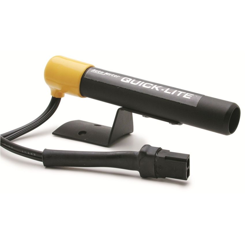 AutoMeter 5330 SHIFT LIGHT, AMBER LED, PEDESTAL, BLACK, QUICK-LITE