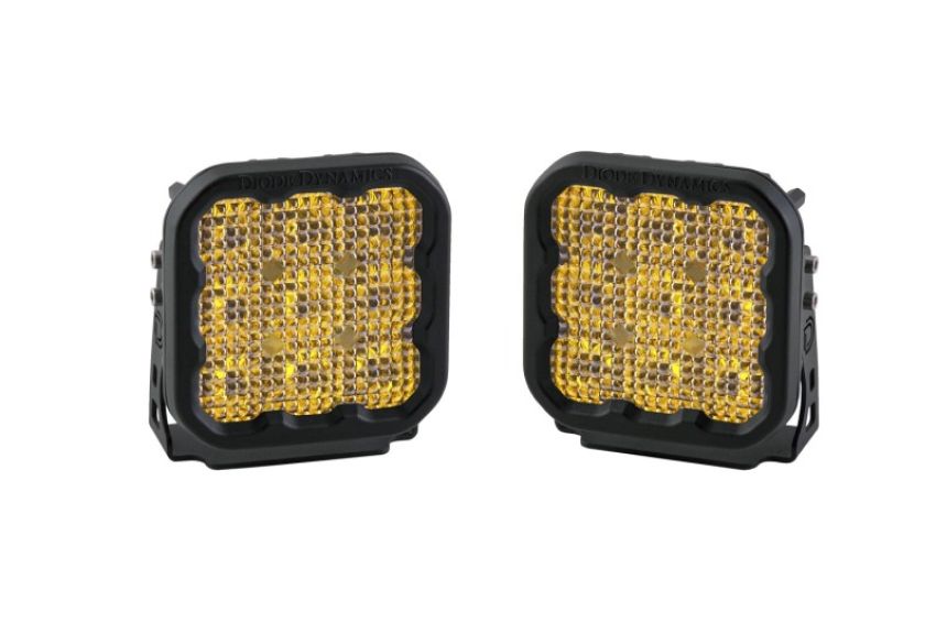 Diode Dynamics DD6779P SS5 LED Pod Pro - Yellow Flood (Pair)