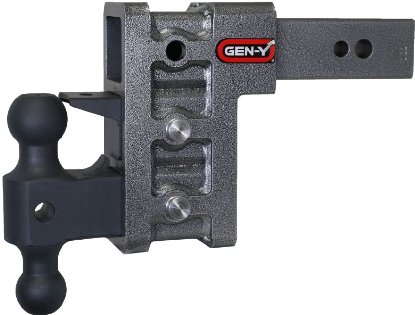 GEN-Y Hitch GH-1623 Gen-Y Mega Duty 2.5in Shank 6in Drop 3.5K TW 32K Hitch w/GH-0161 Dual-Ball/Pintle Lock