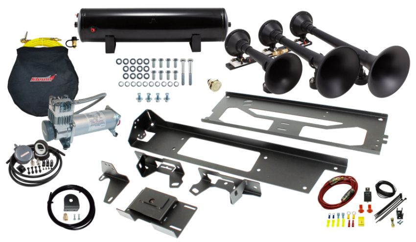 Kleinn Air Horns SDKIT17-734 Kleinn 17-22 Ford F-250/ F-350/ F-450 Onboard Air System w/ Model 730 Horns