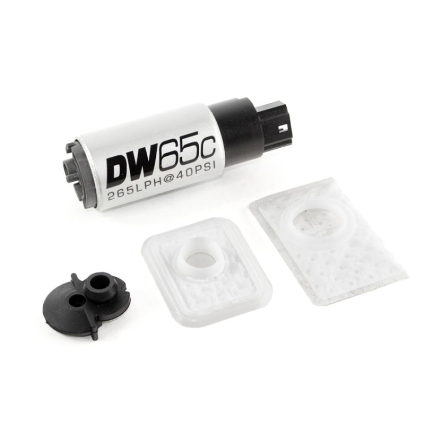 DeatschWerks 9-651-1051 97-04 Jeep Wrangler 2.5L/4.0L DW65C 265lph Compact Fuel Pump w/ Install Kit
