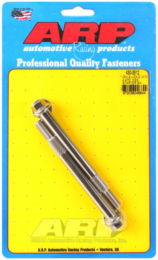 ARP ARP430-3512 S/S Starter 6pt Bolt Kit 10mm x 4.470 UHL