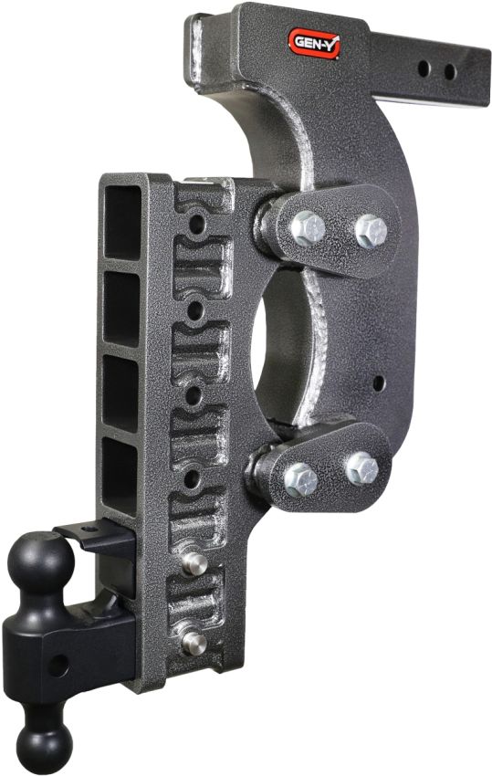 GEN-Y Hitch GH-1526 Gen-Y The Boss Torsion-Flex 2.5in Receiver 21in Drop Hitch w/Dual-Ball/Pintle Lock/Stab Kit