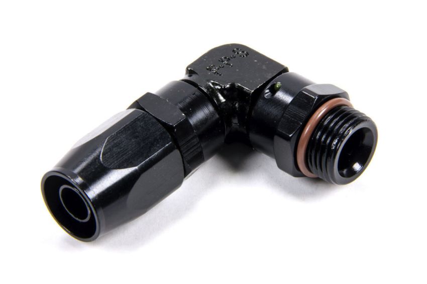 FRAGOLA FRG189010-BL 10an ORB Male 90-Deg to #10 Hose - Black