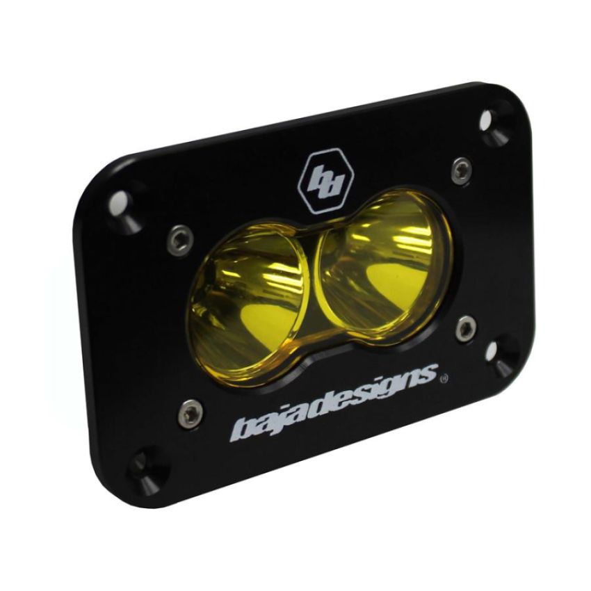 Baja Designs 541016 S2 Sport Black Flush Mount LED Auxiliary Light Pod