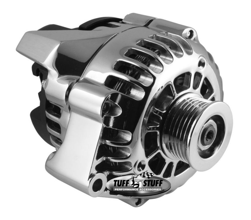 TUFF-STUFF TFS8242NAP GM LS1 Alternator 125A Polished Aluminum