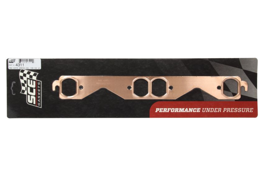 SCE GASKETS 4311 PRO COPPR EMBSSD EXH. FOR SBC WITH BRODIX & SIMILAR D-PORT