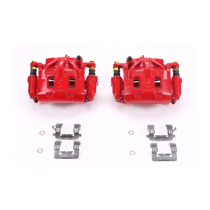 PowerStop S3348 Red Powder Coated Calipers