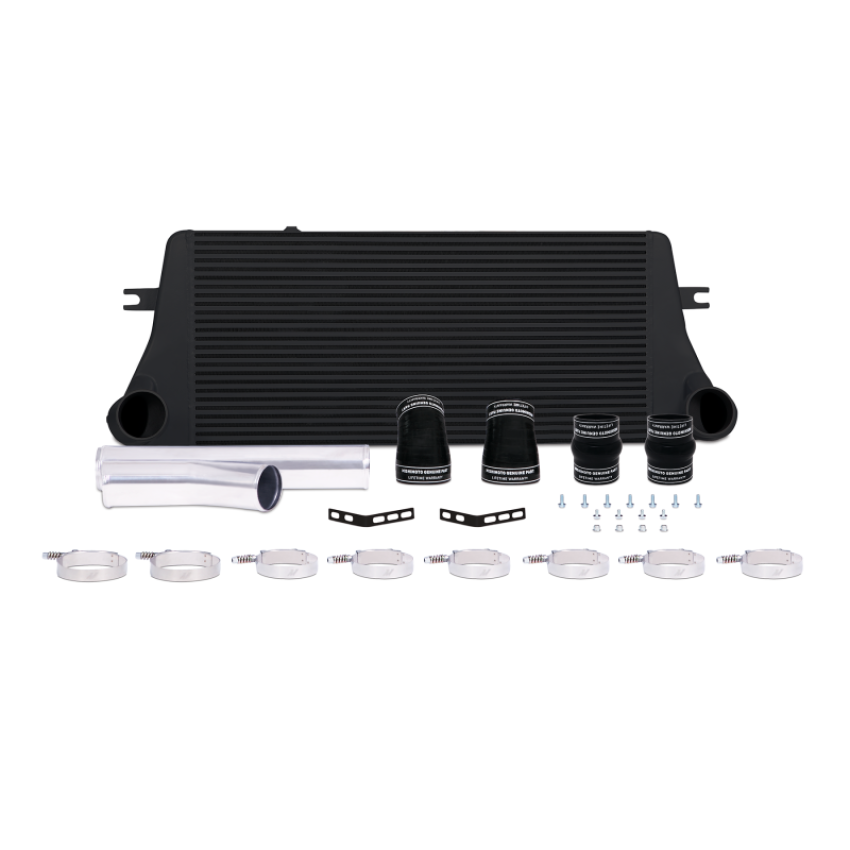 Mishimoto MMINT-RAM-94KBK 94-02 Dodge Ram 2500 5.9L Cummins Intercooler Kit w/ Pipes (Black)