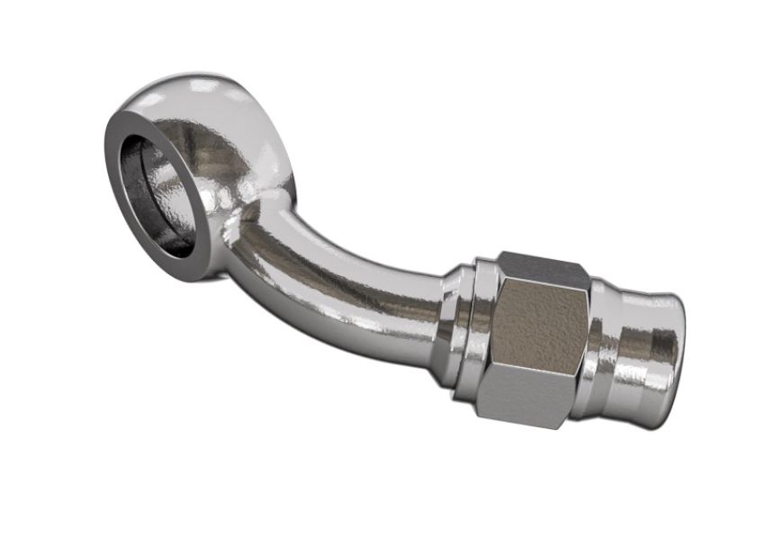 Goodridge P5094-03C 45 Deg Banjo for 3/8 or M10 Bolt
