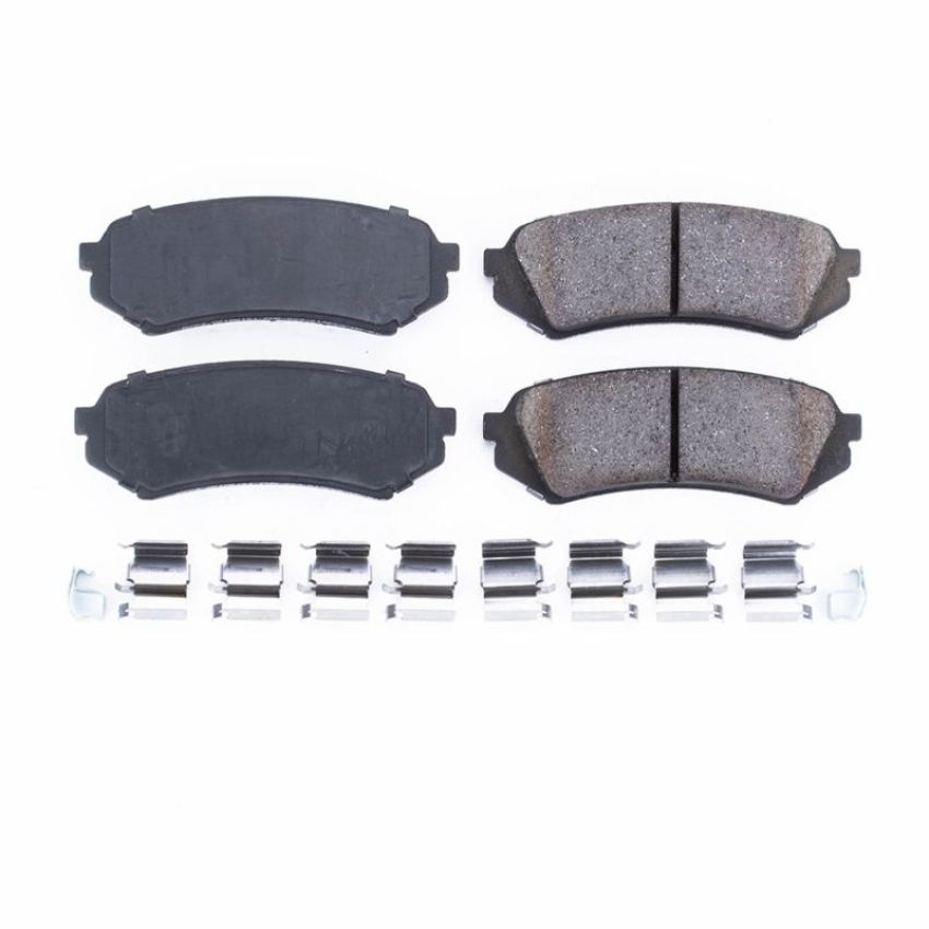 PowerStop 17-773 PowerStop - Z17 Low-Dust Ceramic Brake Pads with Hardware