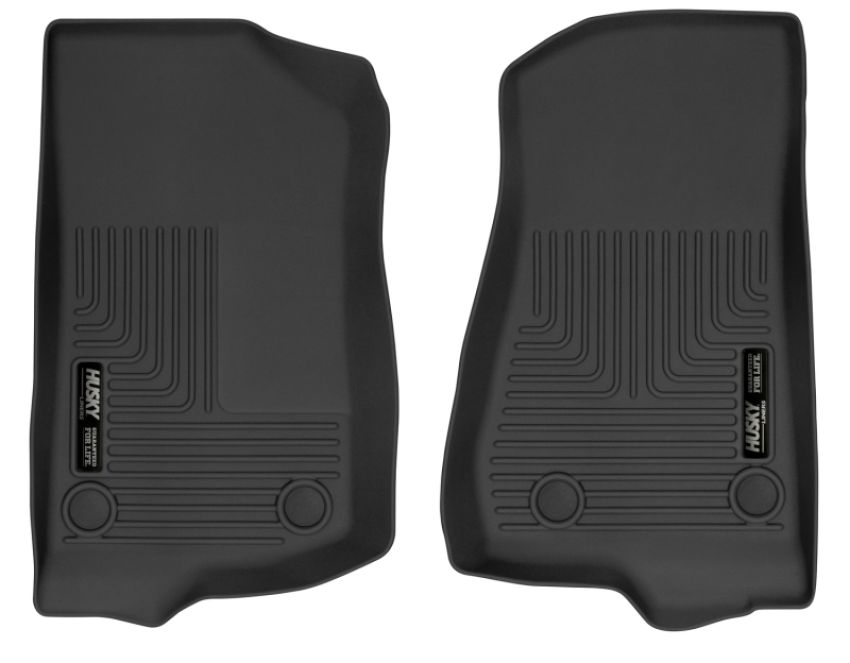HUSKY LINERS HSK54531 18-   Jeep JL 2/4 Door Front Floor Liner Black