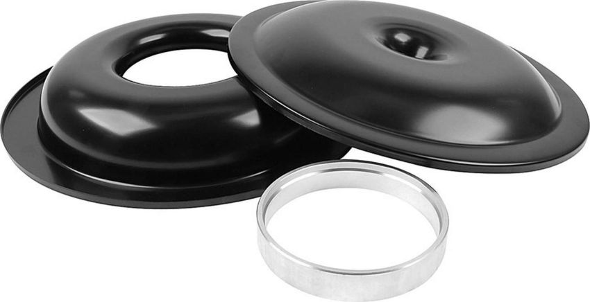 ALLSTAR PERFORMANCE ALL25903 LW 14in A/C Kit Black No Element 1in Spacer