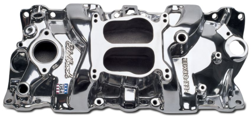 Edelbrock 21011 Performer Manifold Polished