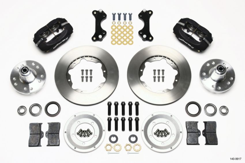 Wilwood 140-9917 Forged Dynalite Front Kit 11.00in WWE ProSpindle