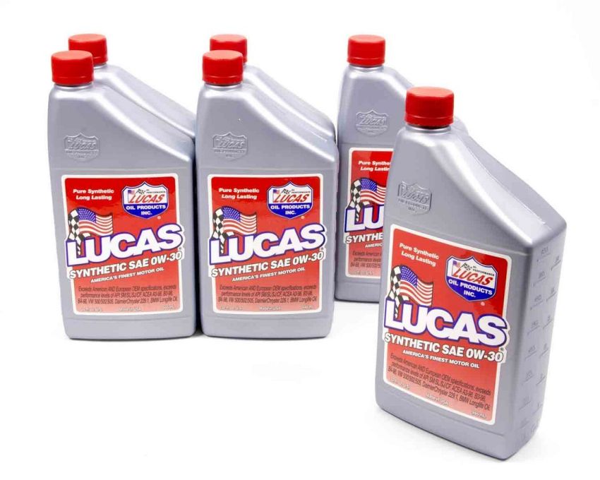 LUCAS OIL LUC10179-6 Synthetic 0w30 Oil 6x1 Qt