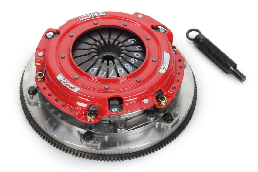 McLeod Racing 6406807HD McLeod RXT HD Twin GM LSA /LT4 1-1/8 x 26 Spline w/ 168T 8 Bolt Steel Flywheel
