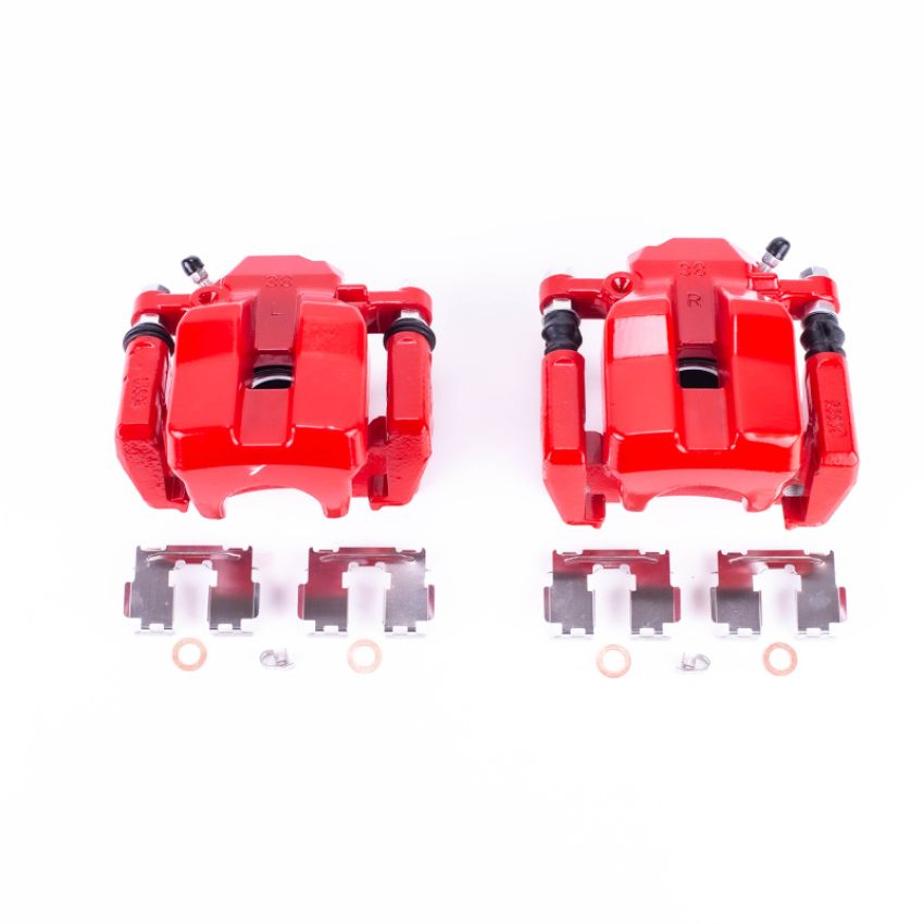 PowerStop S7049 Red Powder Coated Calipers
