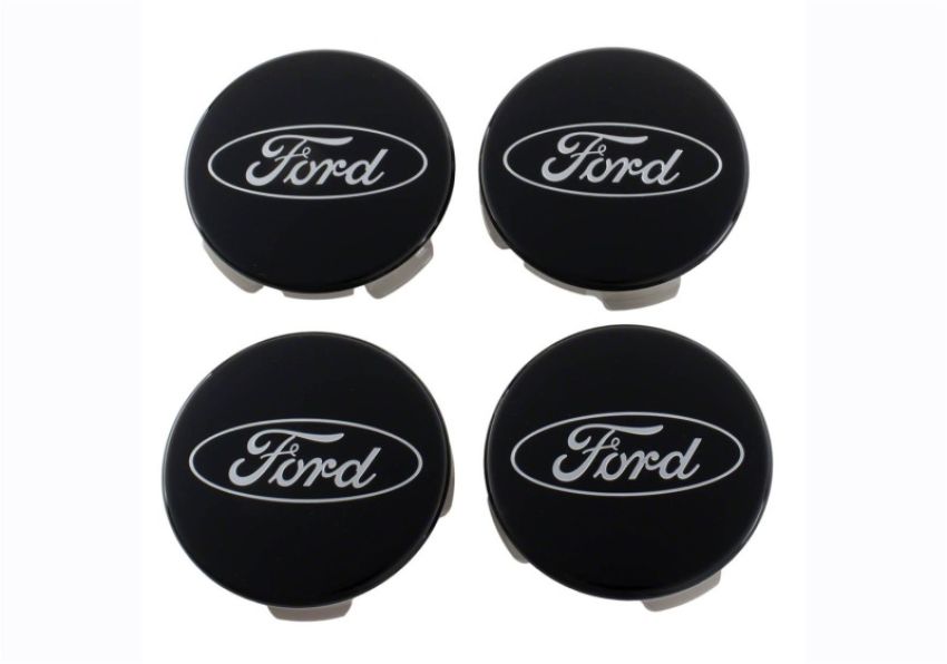 Ford Racing M-1096K-BCT Ford Truck/SUV Black And Chrome Wheel Center Cap Kit