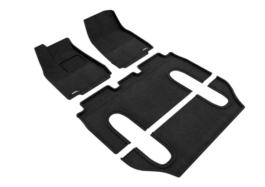 3D MAXpider L1TL00104709 16-21 Tesla Model X 6-Seat Elegant Black R1 R2 R3