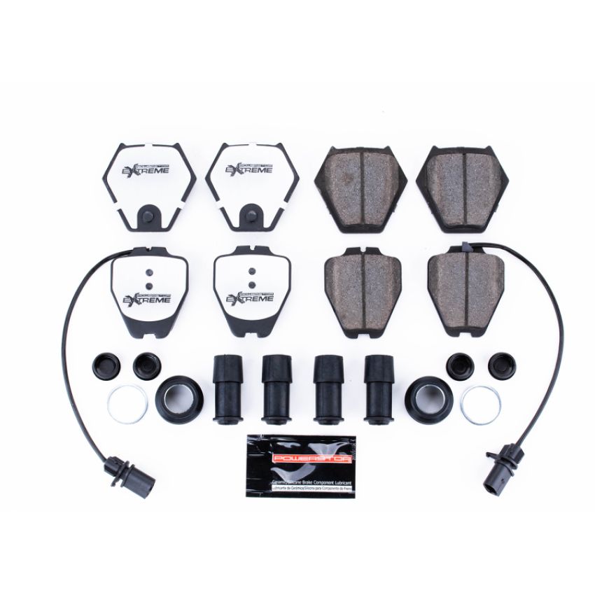 PowerStop Z26-839 PowerStop - Z26 Performance Carbon-Fiber Ceramic Brake Pads with Hardware Kit