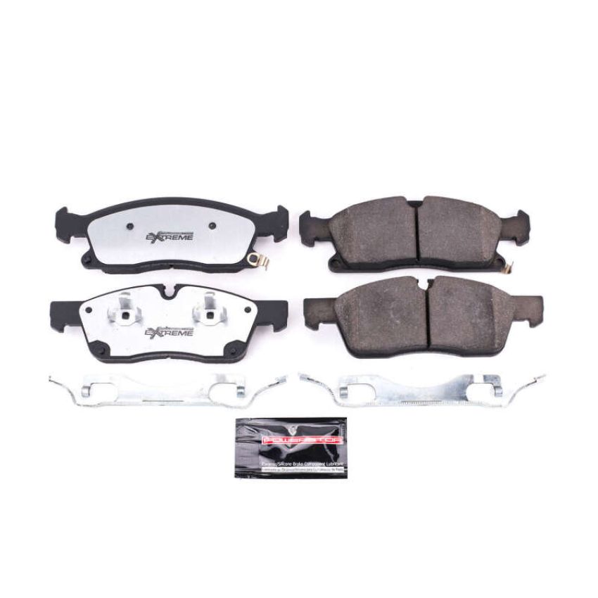 PowerStop Z36-1904 PowerStop - Z36 Truck and SUV Carbon-Fiber Ceramic Brake Pads with Hardware Kit