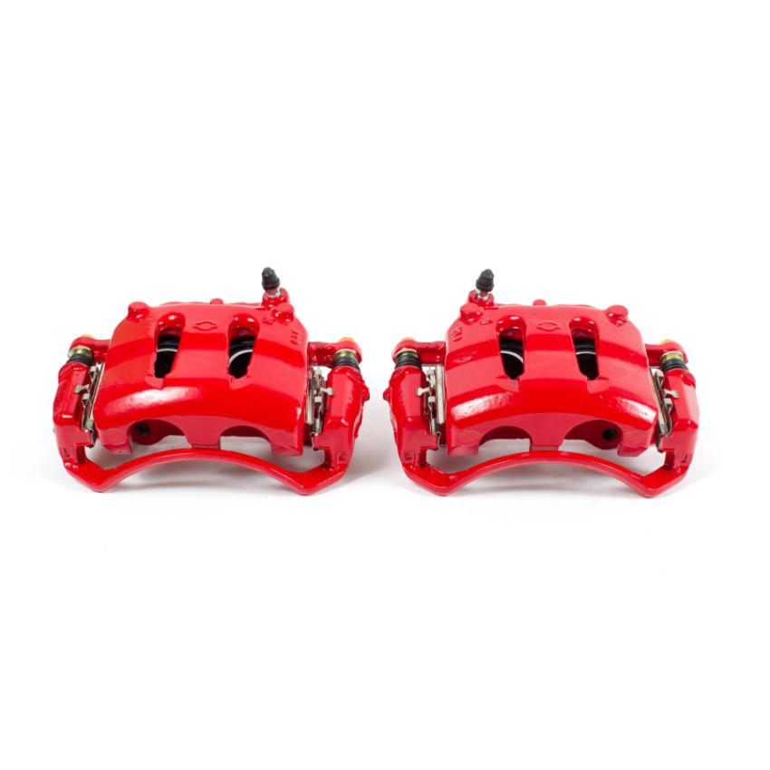 PowerStop S1672 Red Powder Coated Calipers