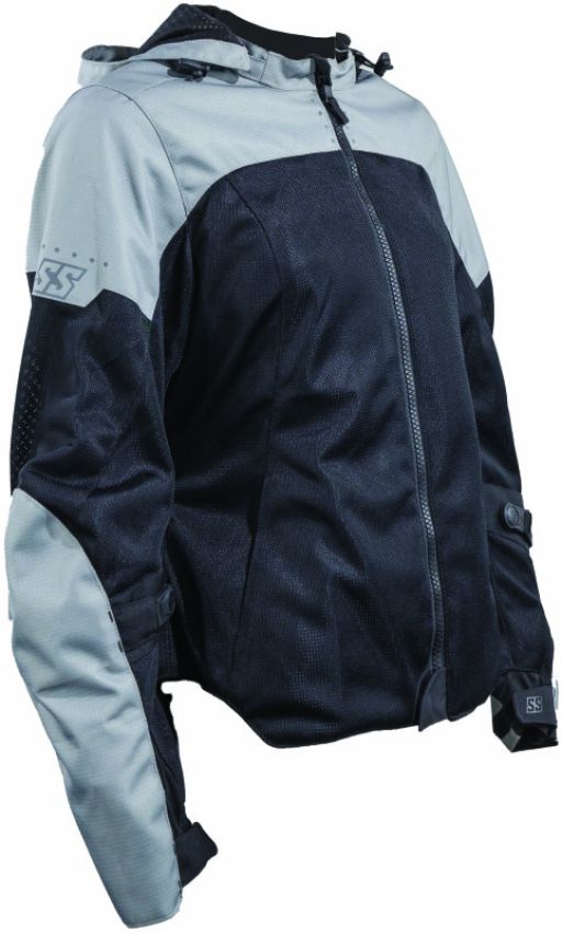 Speed and Strength 609919 Starstruck Mesh Jacket Grey/Black Womens - Small