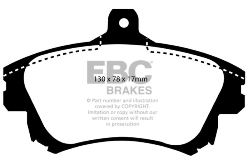 EBC Brakes DP31139C Redstuff Ceramic Low Dust Brake Pads