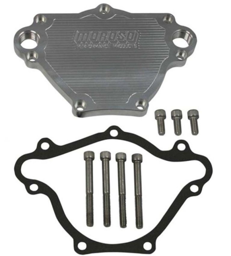 Moroso 63514 Chrysler 273-360 Remote Water Pump Adapter Kit (Requires Two -12An Male Fittings)