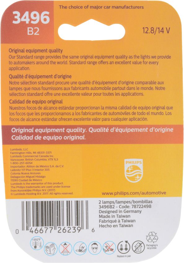 Philips 3496B2 Philips Standard Miniature 3496