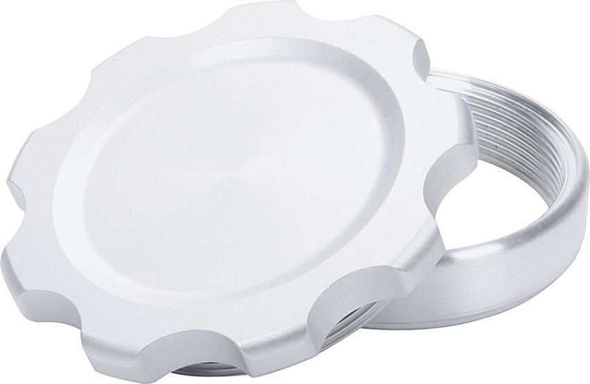 ALLSTAR PERFORMANCE ALL36170 Filler Cap Silver with Weld-In Alum Bung