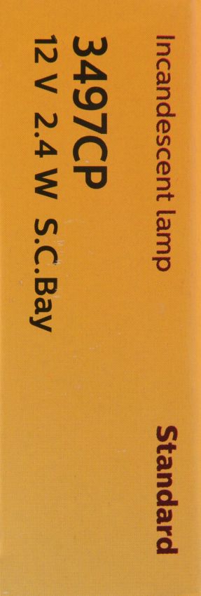 Philips 3497CP Philips Standard Miniature 3497 Pack of 10