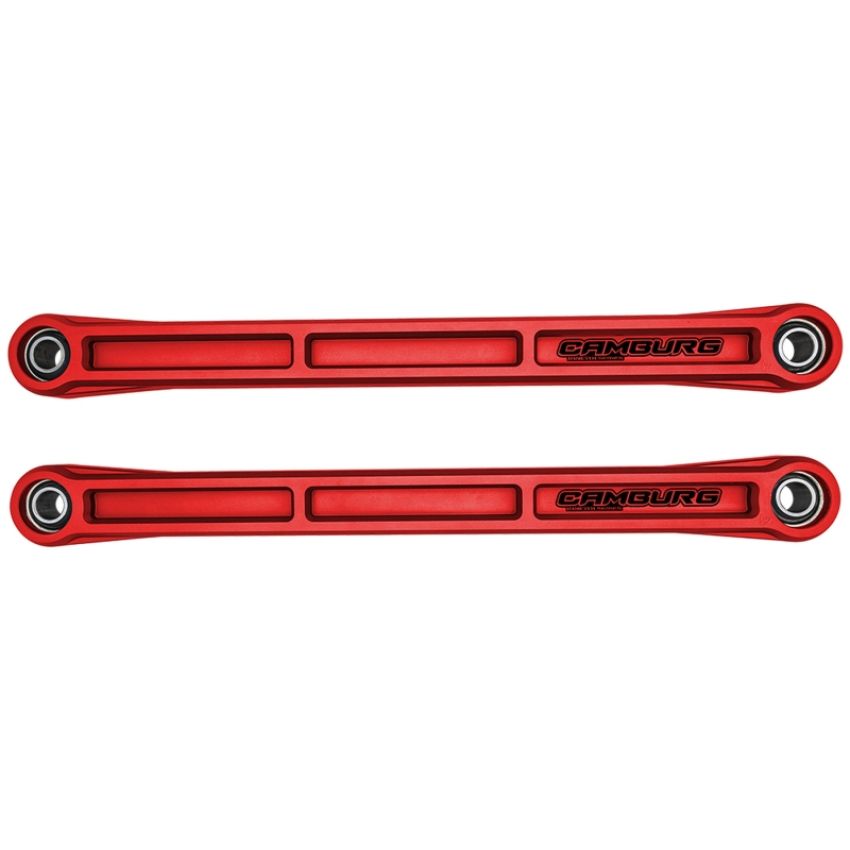 Camburg CAM-120032-RED Ford Bronco 21-23 KINETIK Series Rear Billet Lower Trailing Arm Kit (Red)