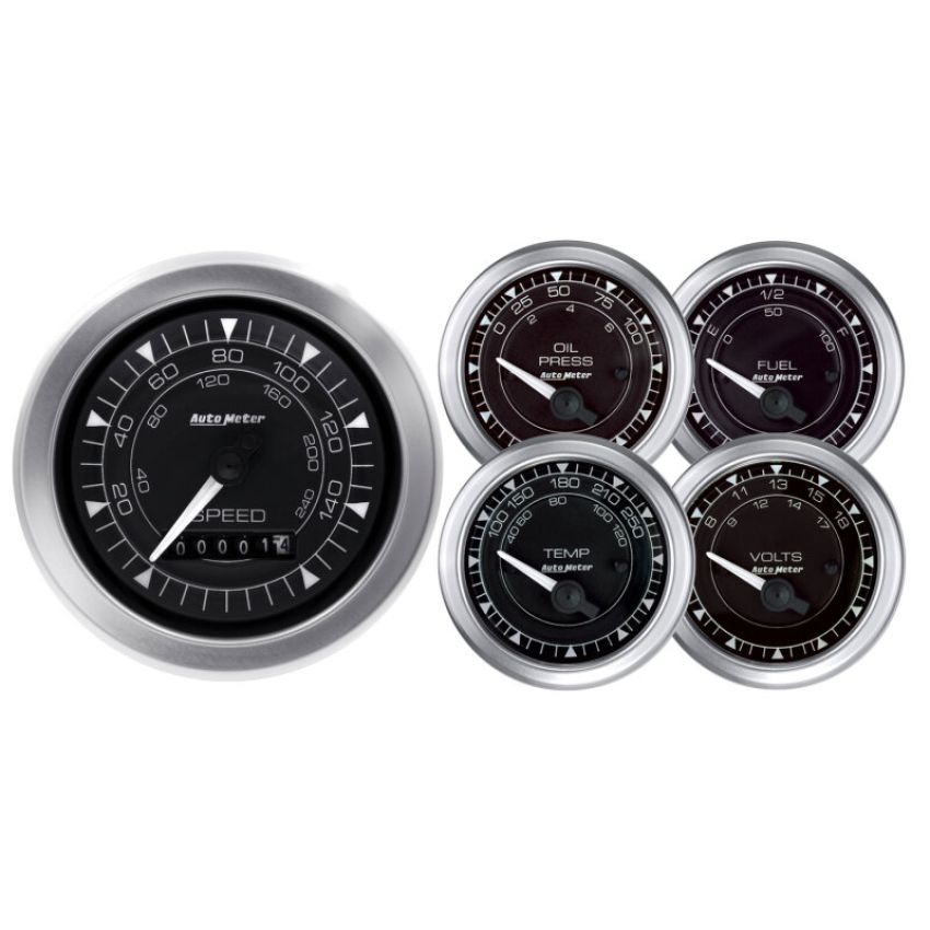 AutoMeter 8100 GAUGE KIT, 5 PC., 3 3/8