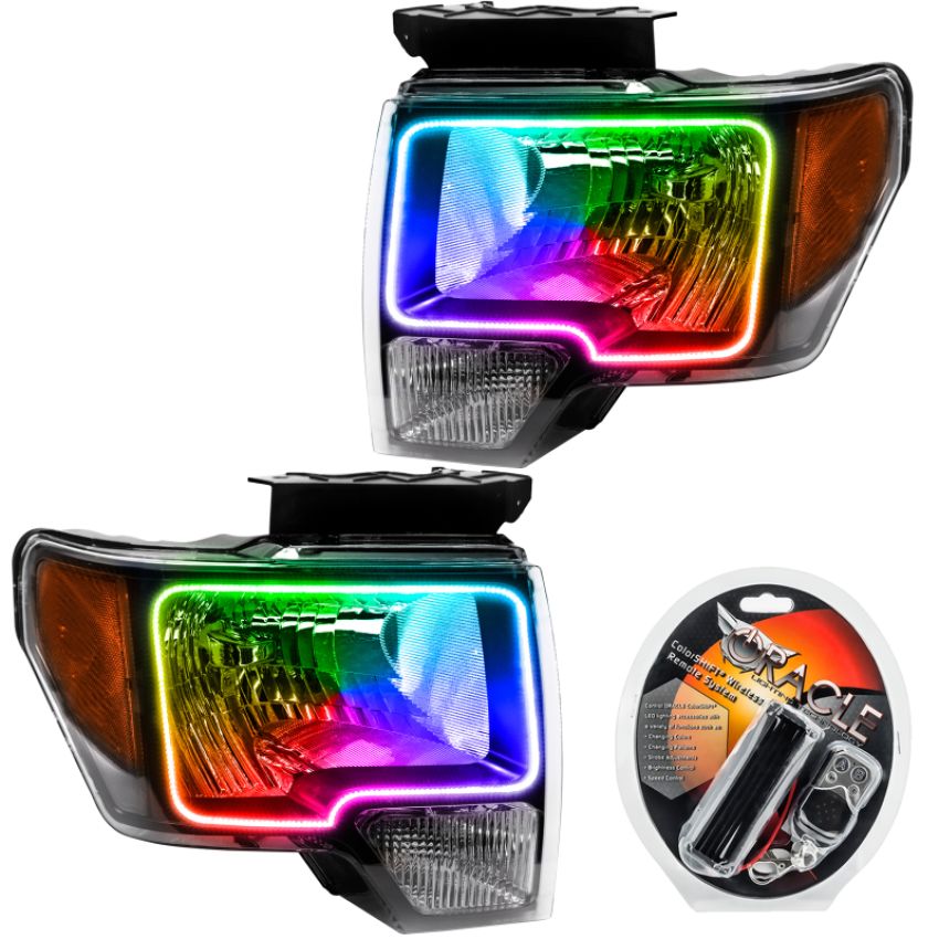 Oracle Lighting 7187-330 LED Pre-Assembled Headlights, ColorSHIFT