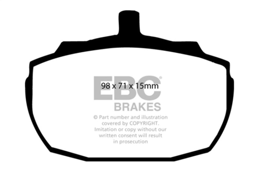 EBC Brakes DP2243 Greenstuff 2000 Series Sport Brake Pads