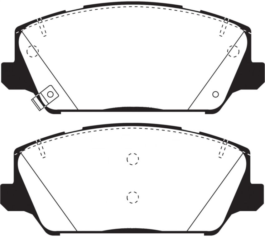 EBC Brakes DP43082R Yellowstuff Street And Track Brake Pads
