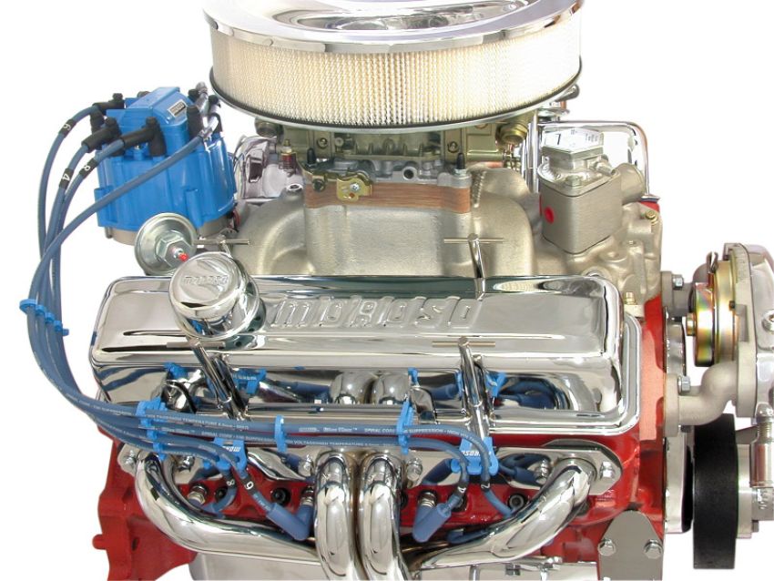 Moroso 72280 74-Up Chevrolet V8 Super HEI Ignition Kit w/Distributor Cap/Rotor/Blue Max Wires & Loom Kit
