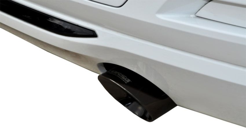 CORSA Performance 14937BLK Corsa 2012-2017 BMW 335i Sedan RWD F30 3in Black Touring Dual Rear Single 3.5in Tip Cat-Back Exhaust