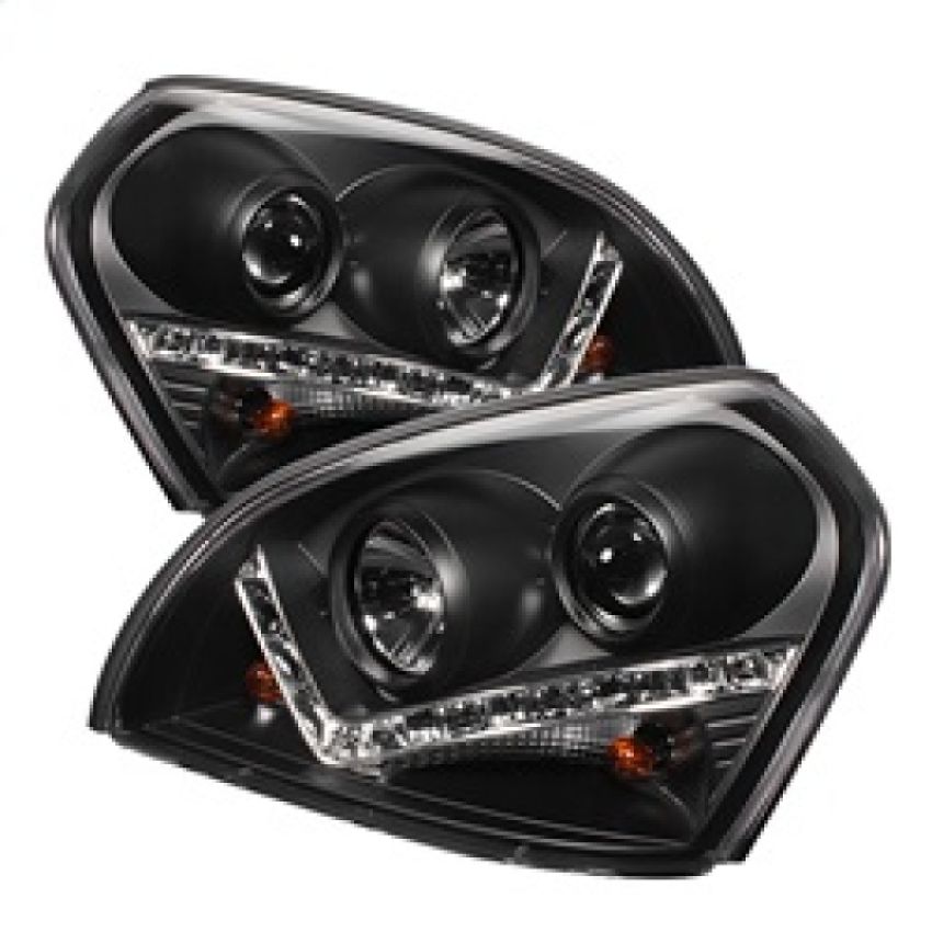 SPYDER 5029447 Projector Headlights - DRL - Black