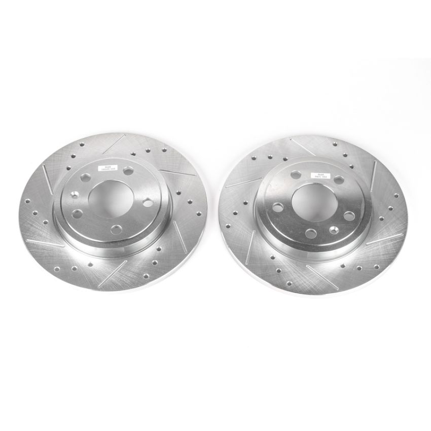 PowerStop EBR1006XPR PowerStop Evolution Performance Drilled, Slotted & Plated Brake Rotor Pair