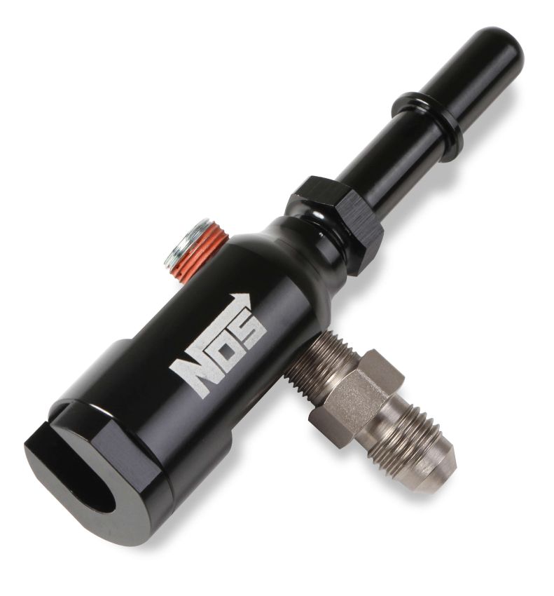 NITROUS OXIDE SYSTEMS NOS17002 Billet Fuel Line Adapter Fits 3/8 Tube