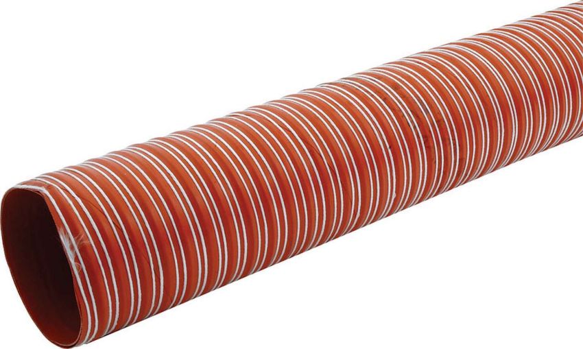 ALLSTAR PERFORMANCE ALL42152 Brake Duct Hose 3 x 10ft Orange 550 Deg