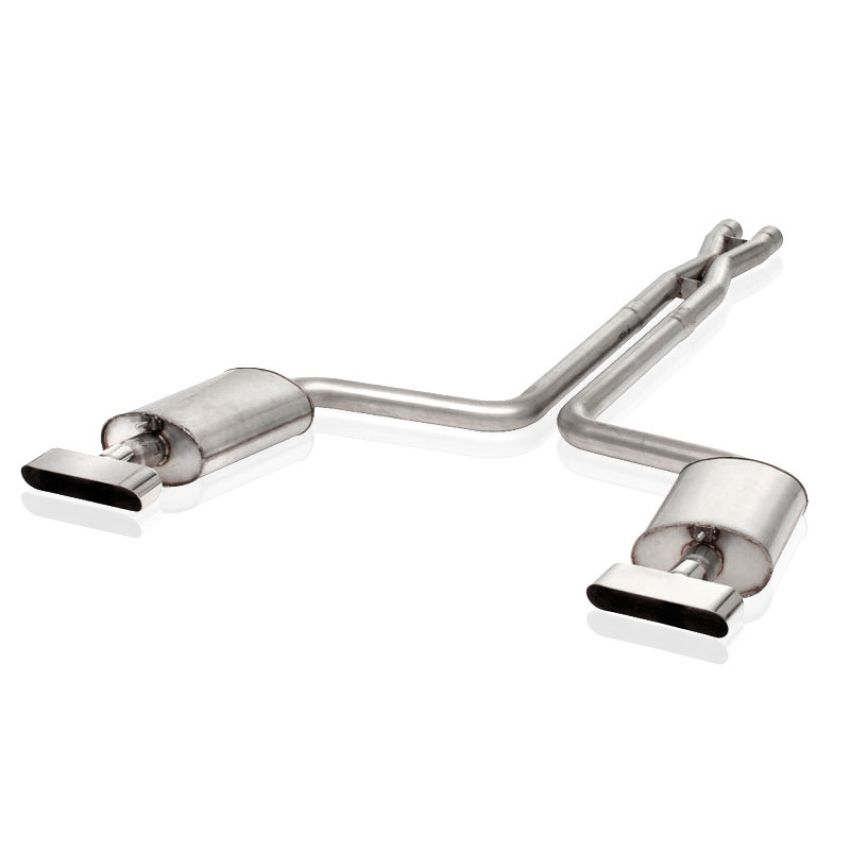 Stainless Works C49296EXH 1992-96 Corvette C4 LT1/LT4 2-1/2in Exhaust System X-Pipe Chambered Turbo Mufflers