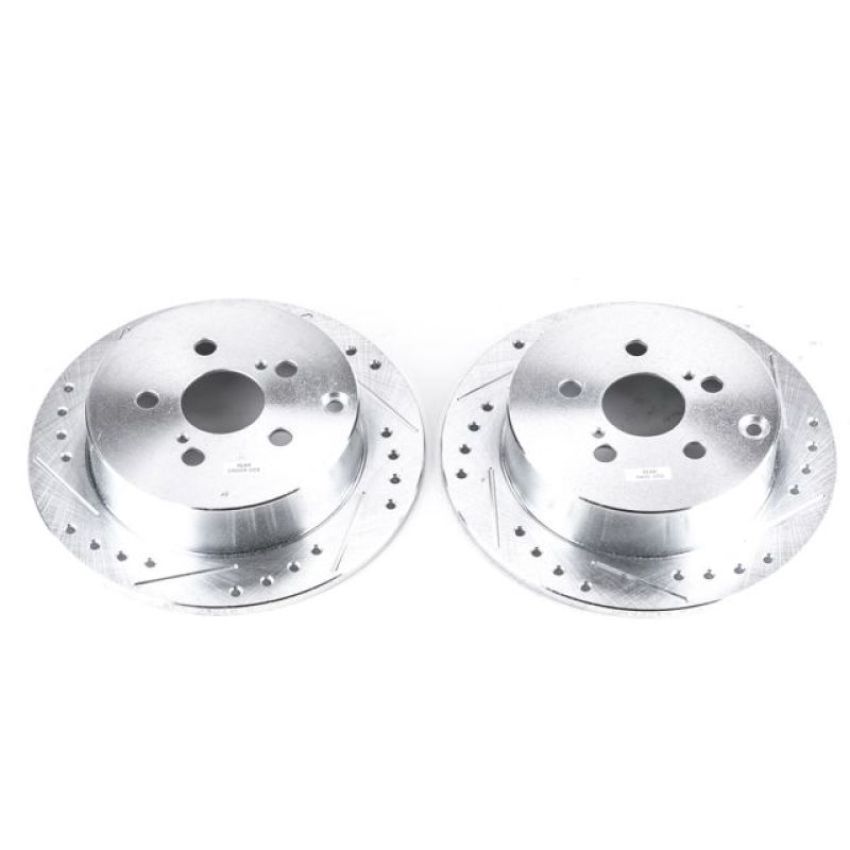 PowerStop JBR932XPR PowerStop Evolution Performance Drilled, Slotted & Plated Brake Rotor Pair